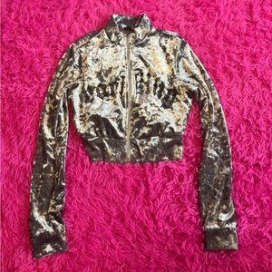 Silver Velvet Women's Jacket